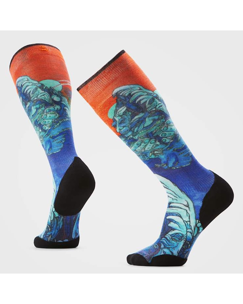Smartwool Men's Ski Winter Haze Print Over The Calf Socks