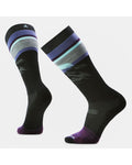 Smartwool Men's Snowboard Mountain Sunrise Over The Calf Socks - Black