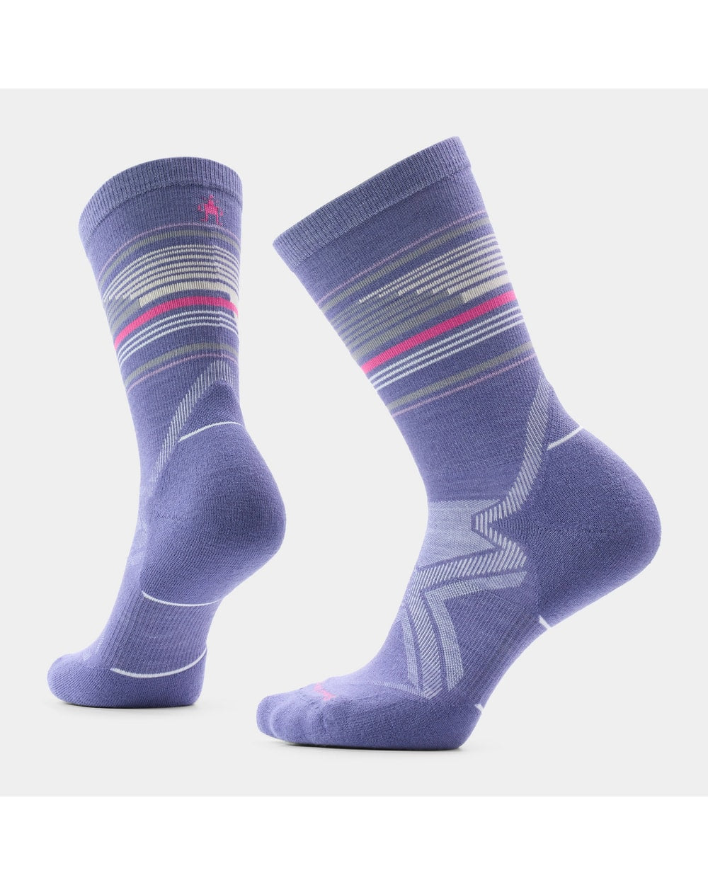 Smartwool Women's Run Cold Weather Glow Crew Socks - Nightfall Blue