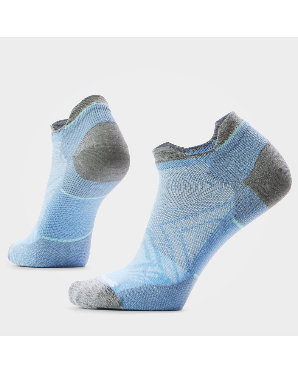 Smartwool Women's Run Zero Cushion Low Ankle Socks (2026) - Serene Blue