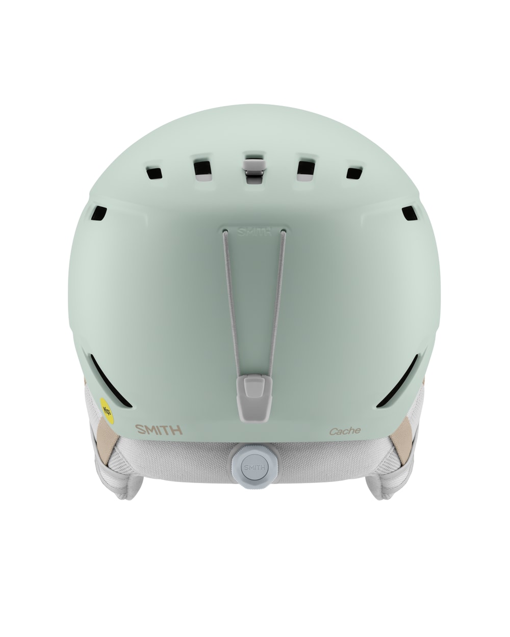 Smith Cache Mips Helmet - Matte Soft Grass, back view