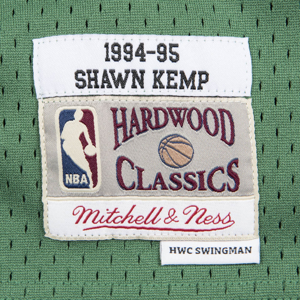Mitchell & Ness Seattle SuperSonics Shawn Kemp 1994 Hardwood Classics Swingman Jersey