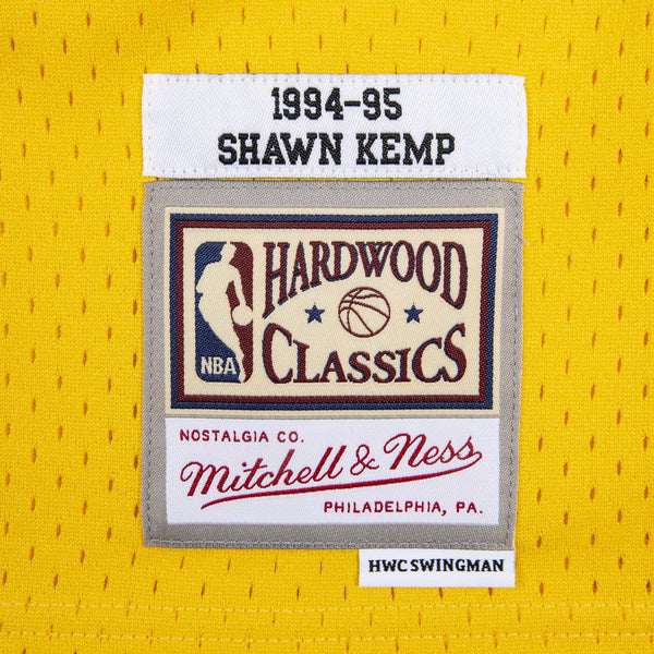 Mitchell & Ness Seattle SuperSonics Shawn Kemp Hardwood Classics Swingman Jersey