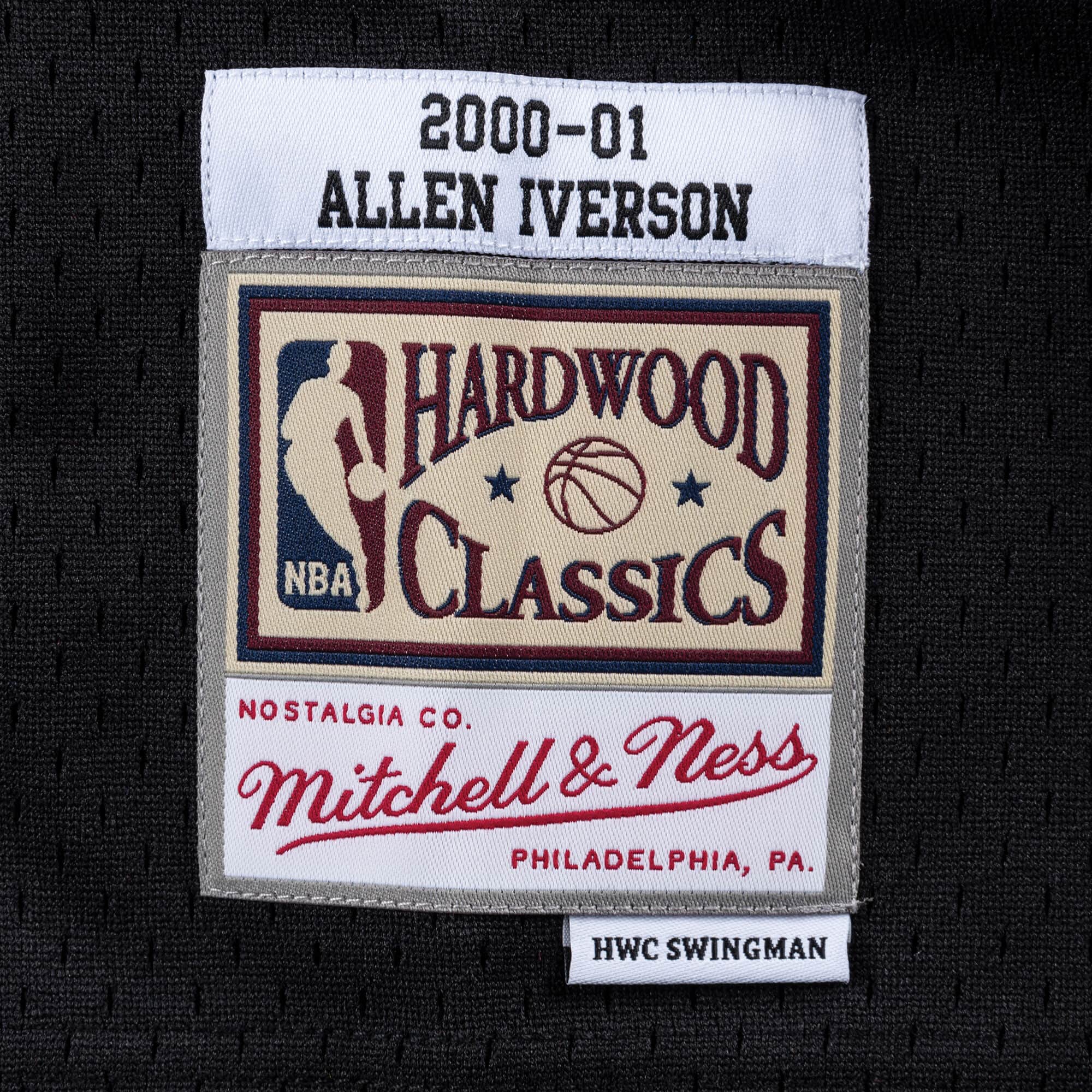 Mitchell & Ness Philadelphia 76ers Allen Iverson 2000 Hardwood Classics Swingman Jersey