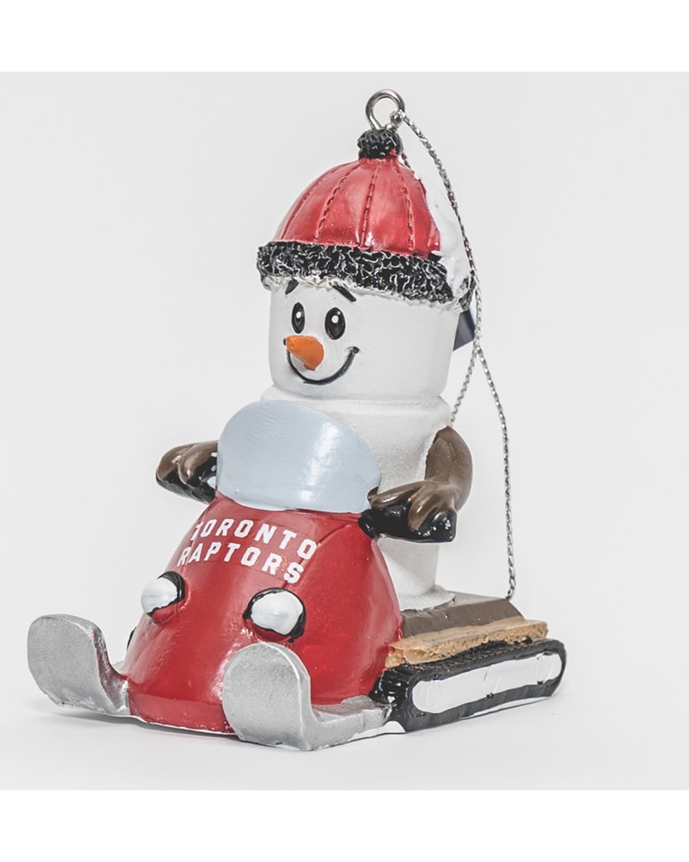 Snowmobile Christmas Ornament- Toronto Raptors