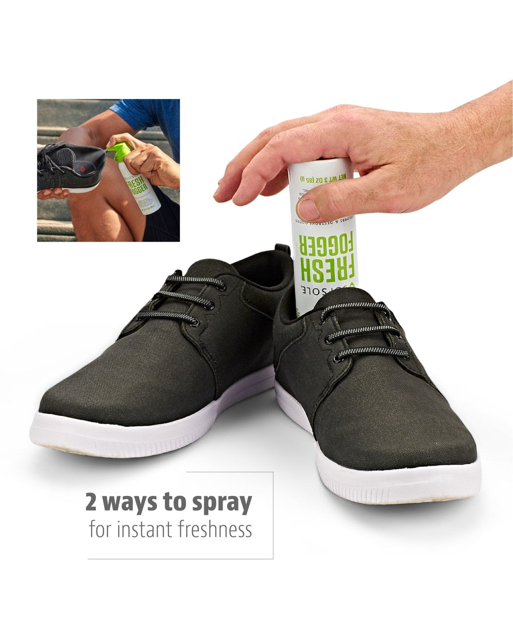 Sof Sole Fresh Fogger three ways to spray