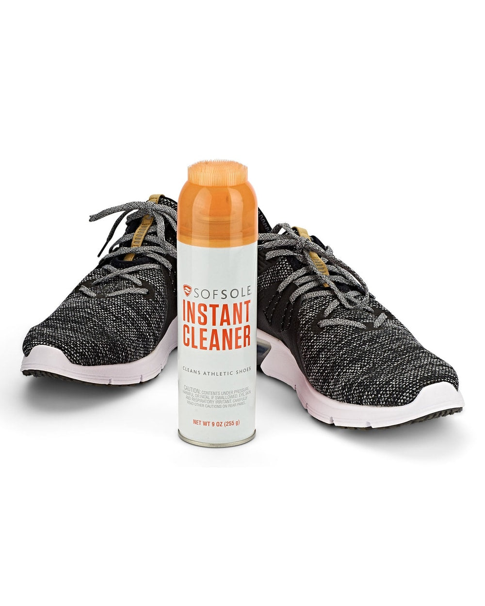 Sof Sole Instant Cleaner in use