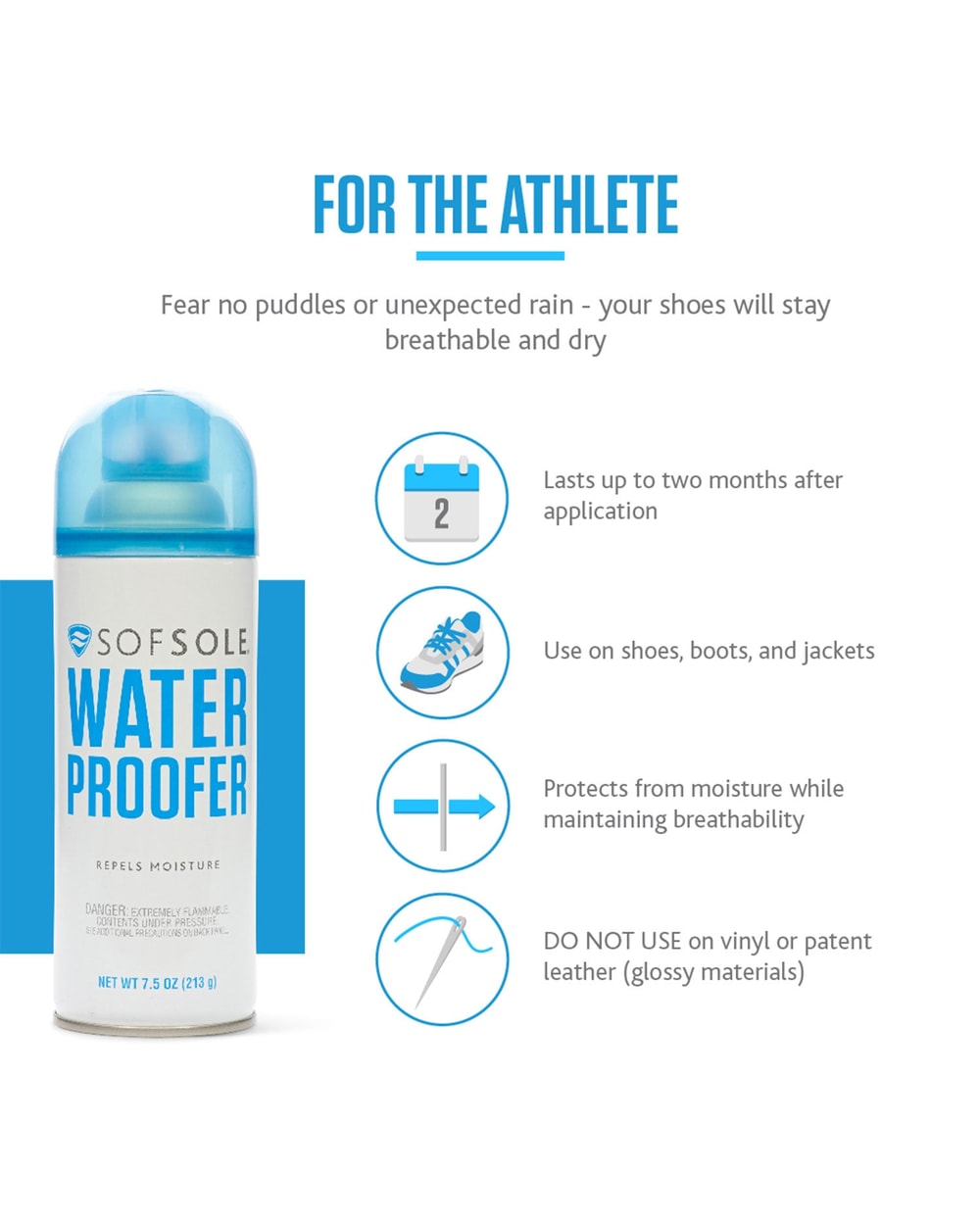 Sof Sole Waterproofer features