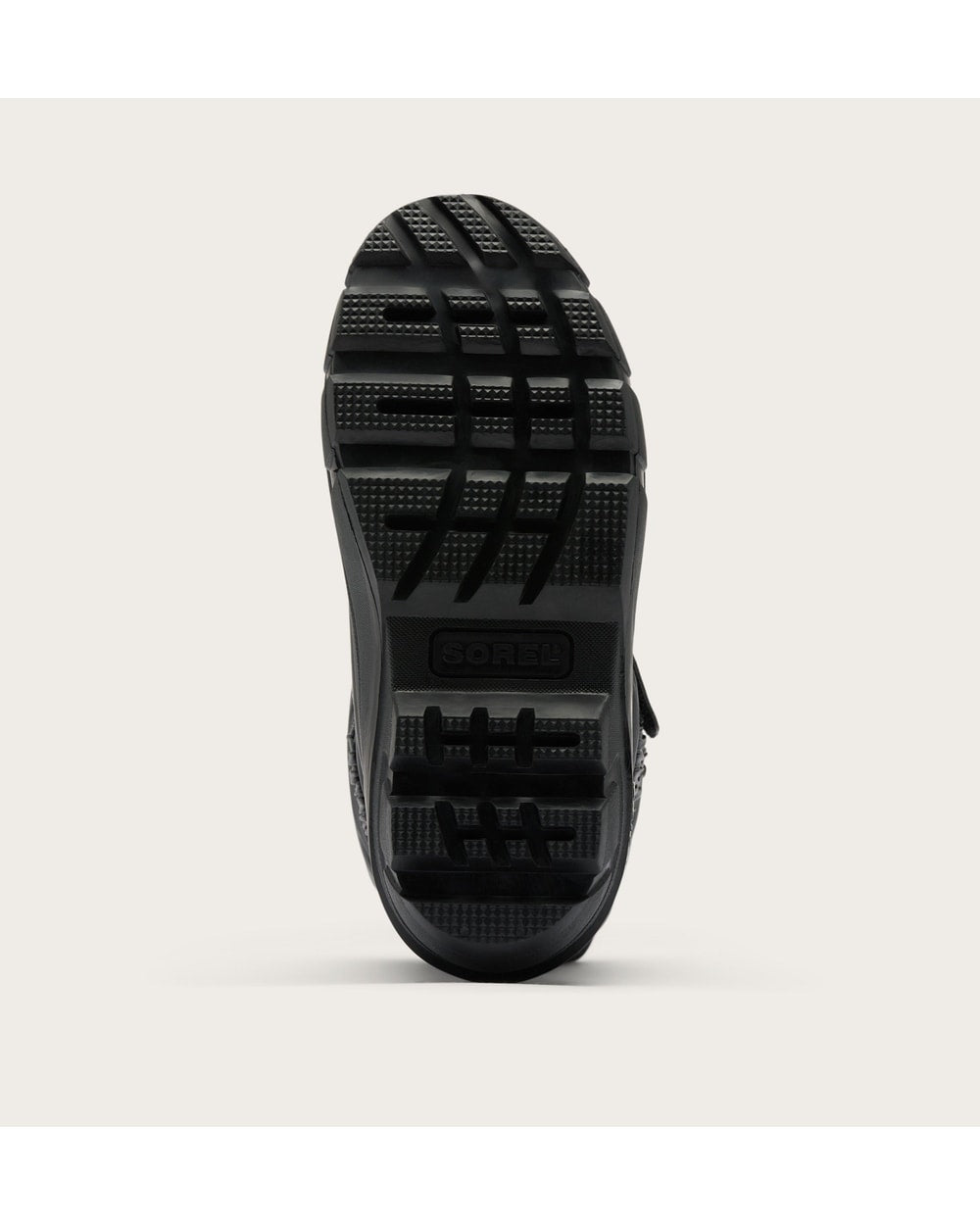 Sorel Big Kids Flurry Winter Boot in Black/Sea Salt - outsole