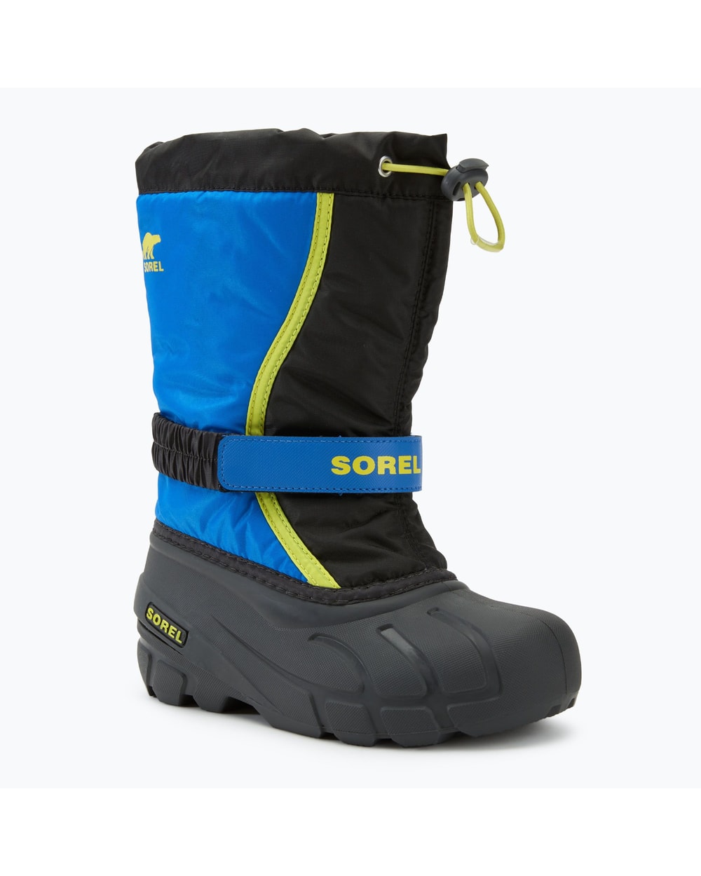 Sorel Flurry Youth Boot - Black/Super Blue