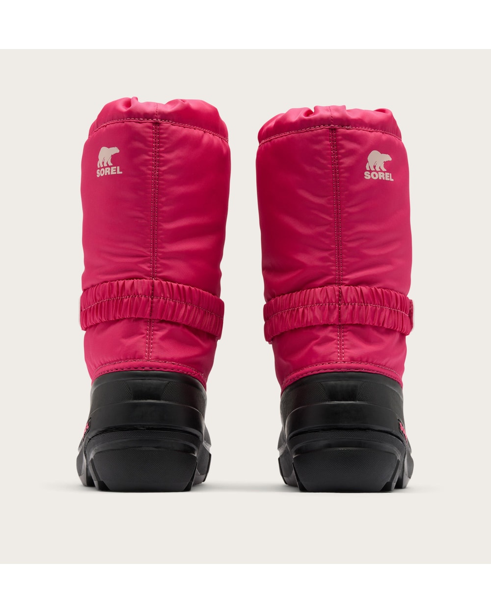 Sorel Little Kids Flurry Winter Boot in Ultra Pink/Pink Salt - back