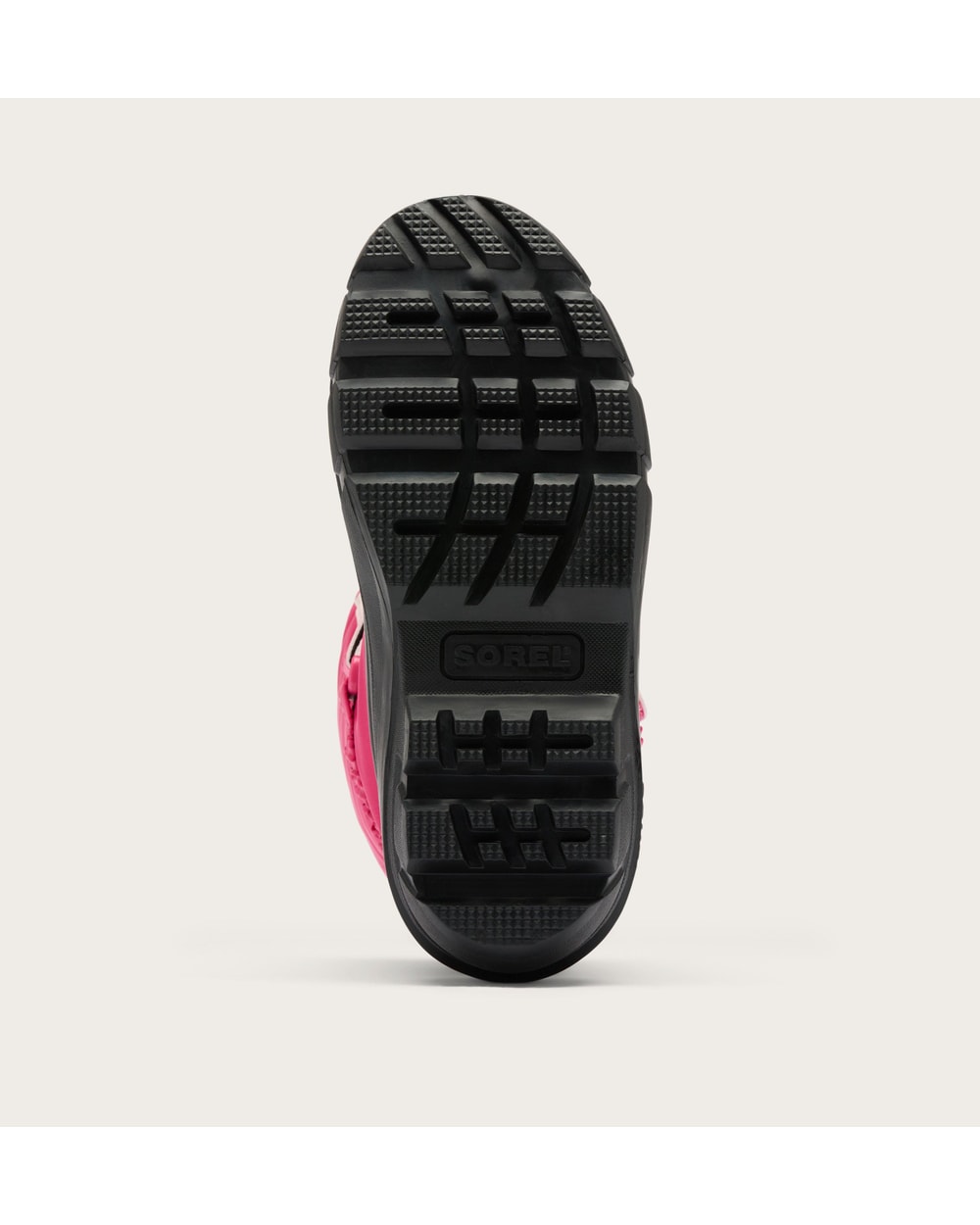 Sorel Little Kids Flurry Winter Boot in Ultra Pink/Pink Salt - outsole