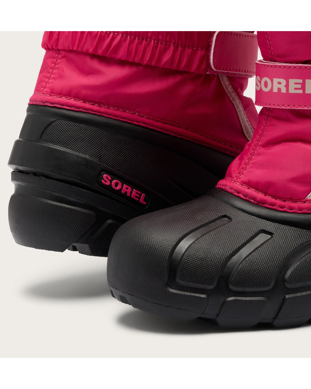 Sorel Little Kids Flurry Winter Boot in Ultra Pink/Pink Salt - detail