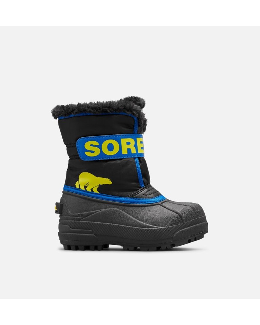 Sorel Snow Commander Children's Boot - Black/Super Blue