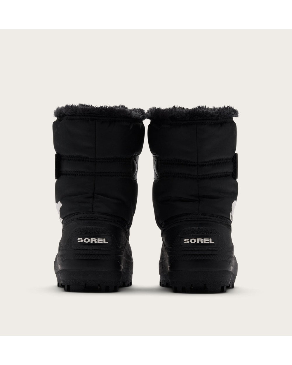 Sorel Toddler Snow Commander Boot in Black/Sea Salt - back