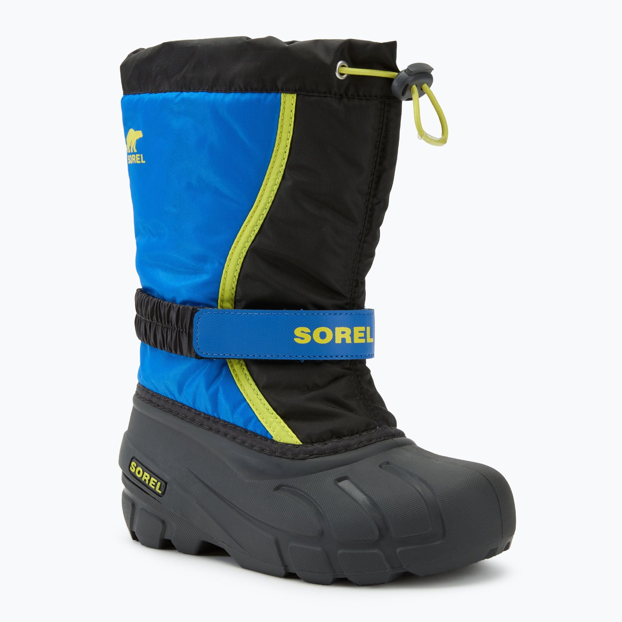 Sorel Flurry Youth Boot - Black/Super Blue
