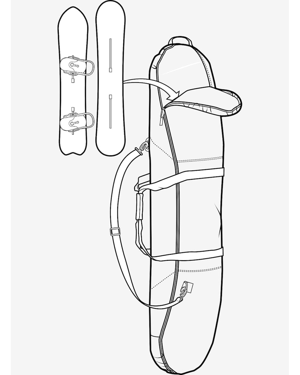 Space Sack Snowboard Bag