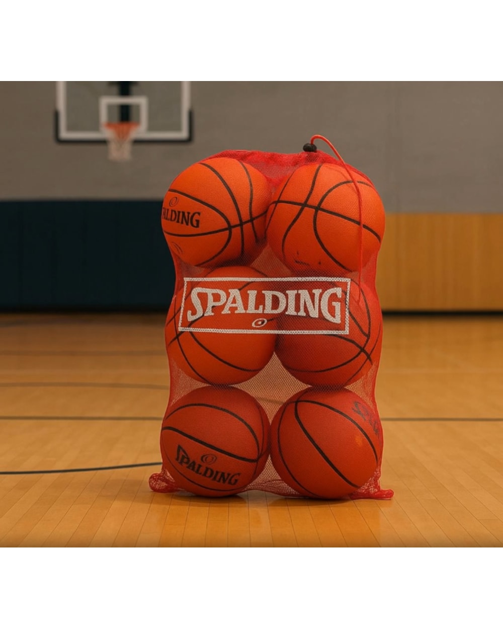 Spalding Mesh Basketball Equipment Bag