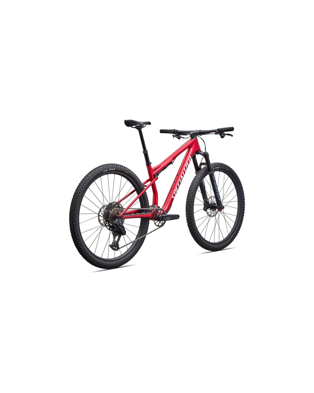 Specialized Epic 9 Comp - 2027 - GLOSS RUBY METALLIC, rear three-quarter view