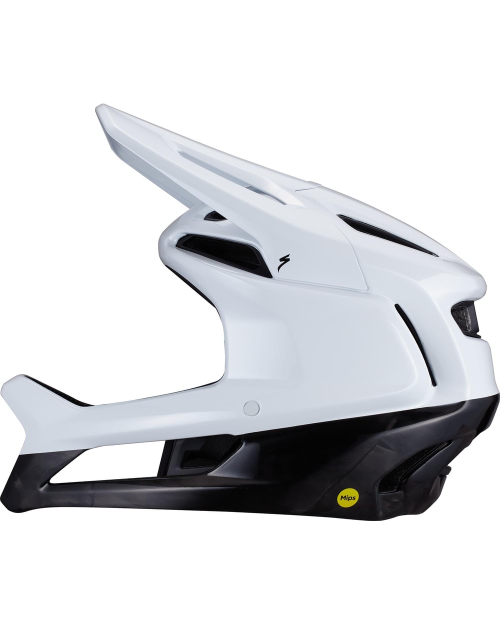 Specialized Gambit Helmet - WHITE/CARBON, profile view