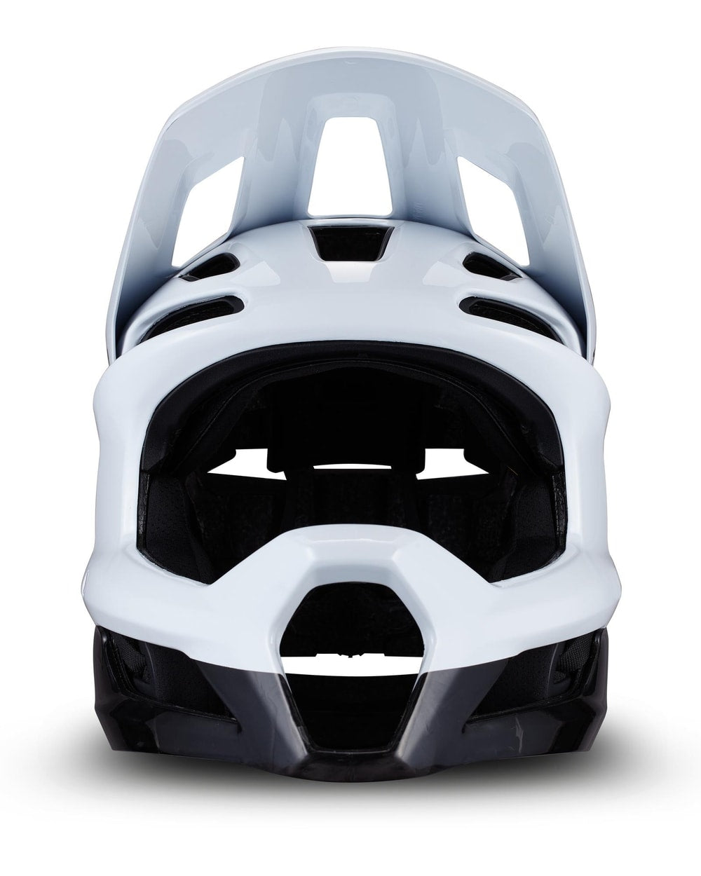 Specialized Gambit Helmet - WHITE/CARBON, front view