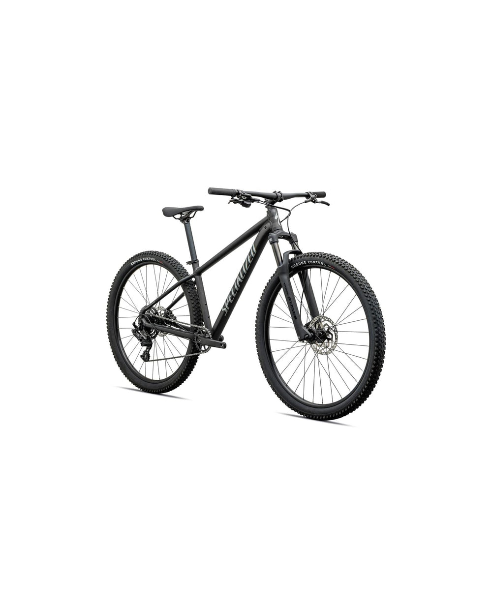 Specialized Rockhopper Sport 29 - 2027 - SATIN METALLIC OBSIDIAN, front three-quarter view