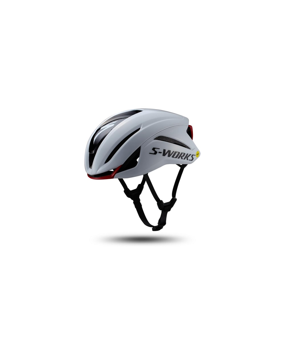 Specialized S-Works Evade 4 Helmet - WHITE/RED, hero view