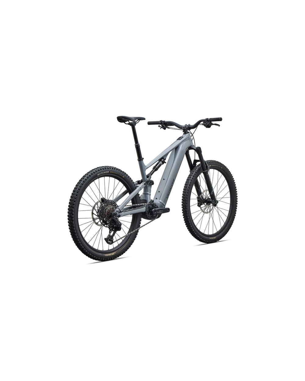 Specialized Turbo Levo 4 Alloy - 2027 - GLOSS COOL GREY, rear three-quarter view