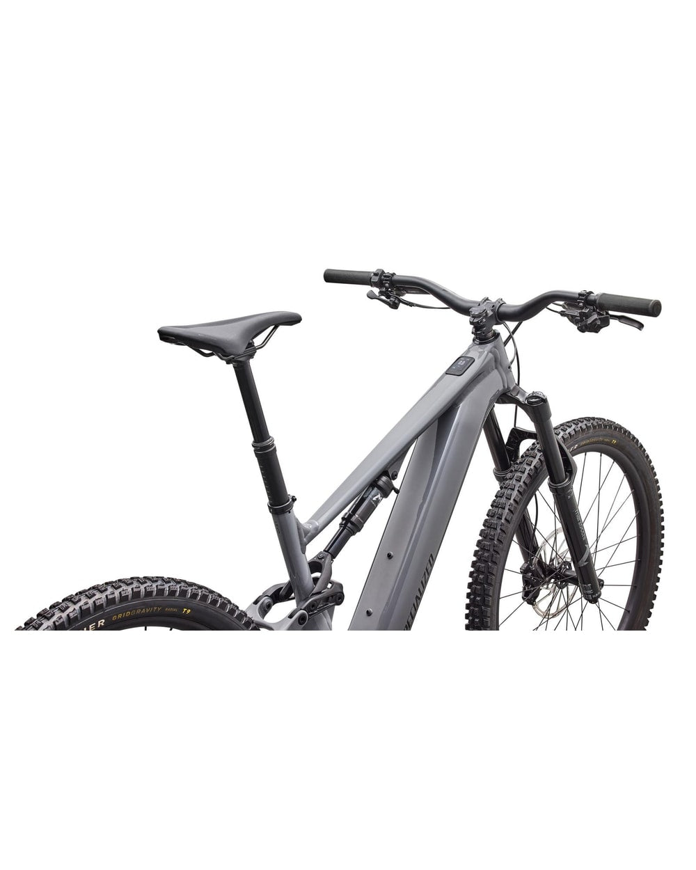 Specialized Turbo Levo 4 Alloy - 2027 - GLOSS COOL GREY, rider point of view