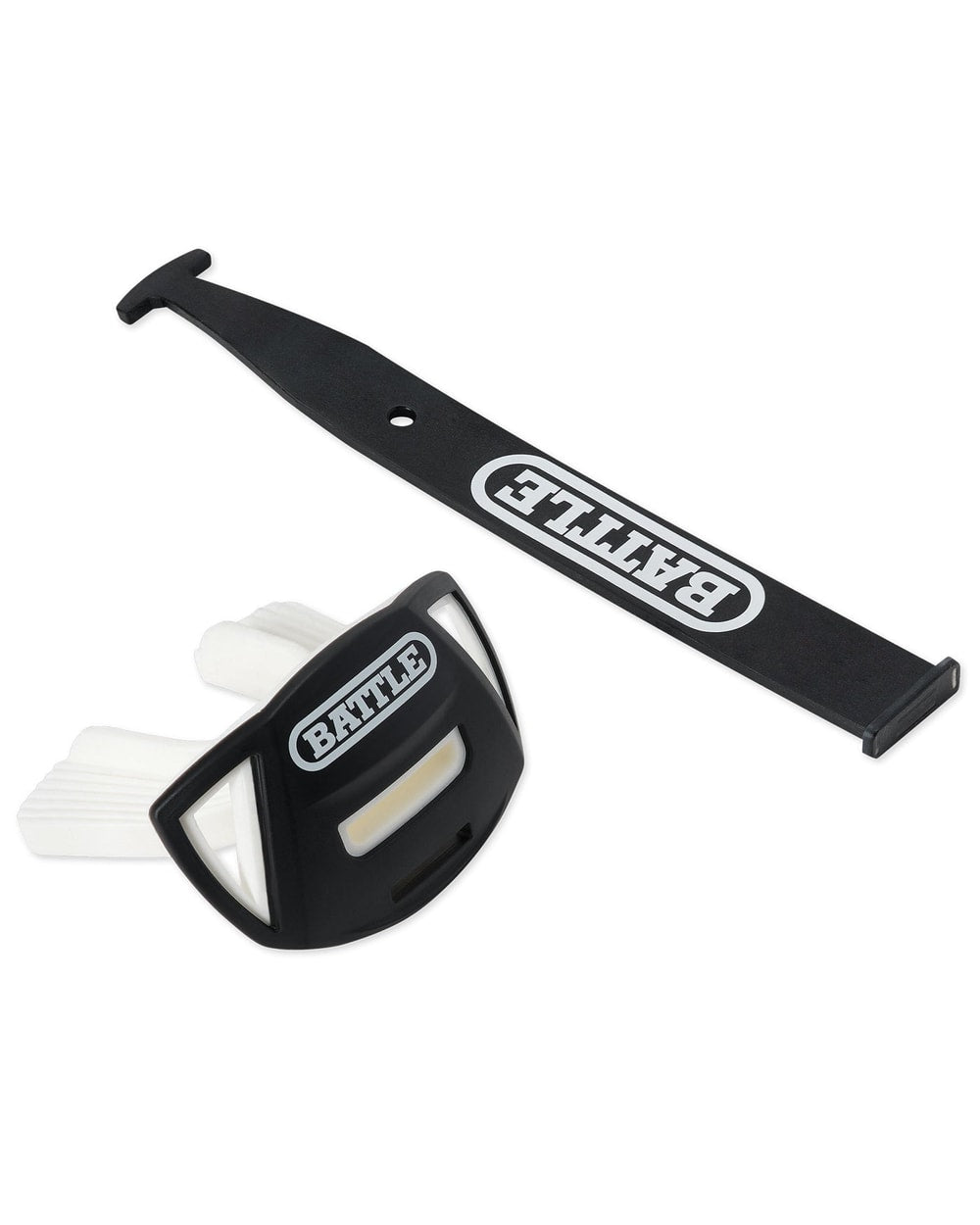 Speed Air Football Mouthguard - BLACK/WHITE