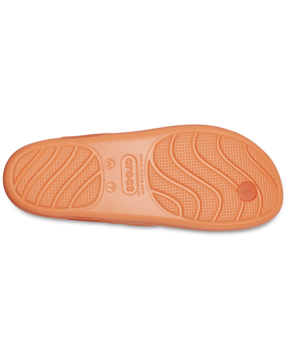 Crocs Splash Glossy Flip Women's Sandal- Persimmon