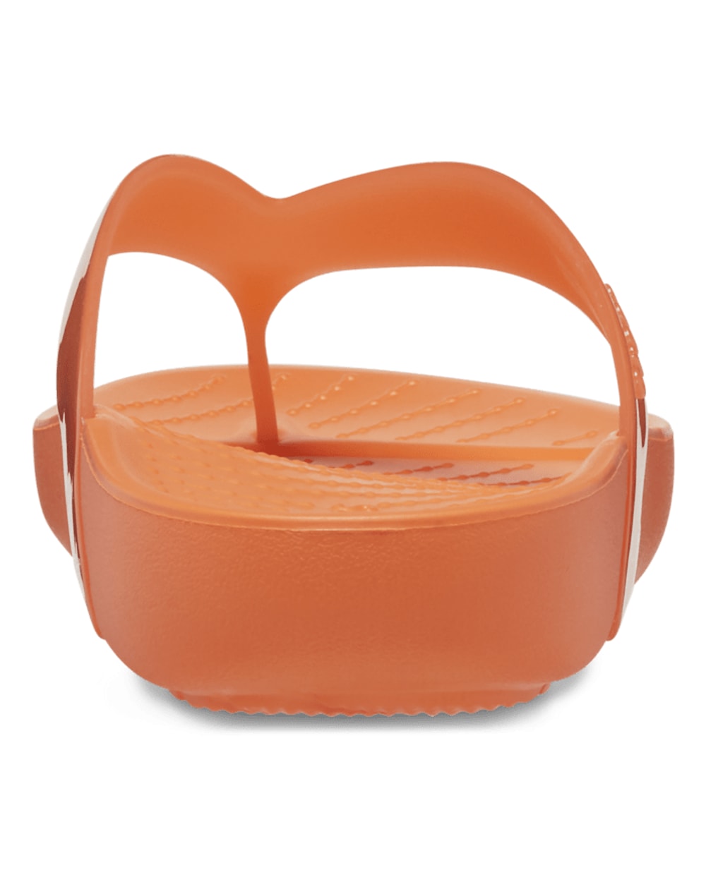 Crocs Splash Glossy Flip Women's Sandal- Persimmon