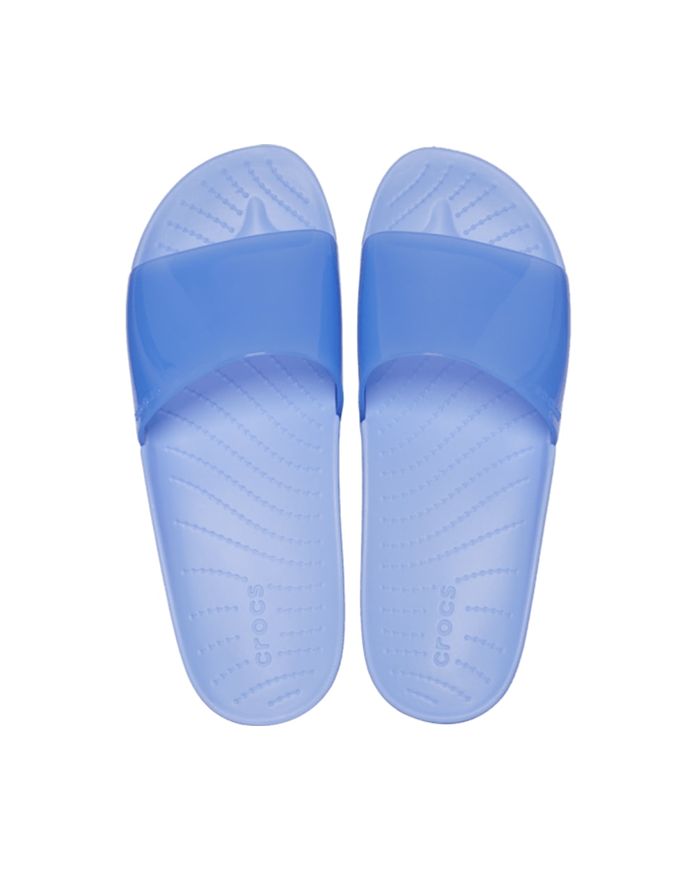 Crocs Splash Glossy Slide Women's Sandal- Moon Jelly
