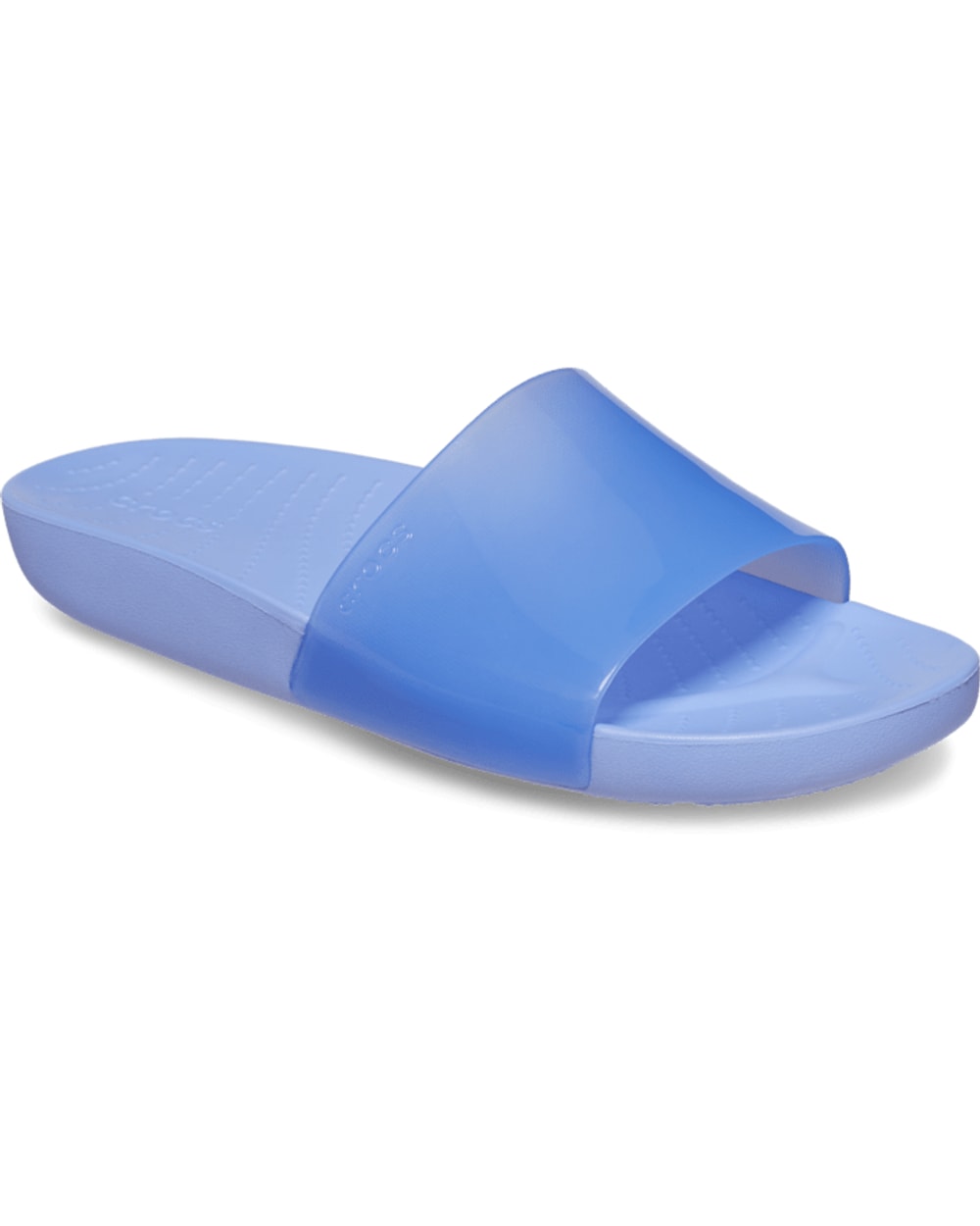 Crocs Splash Glossy Slide Women's Sandal- Moon Jelly