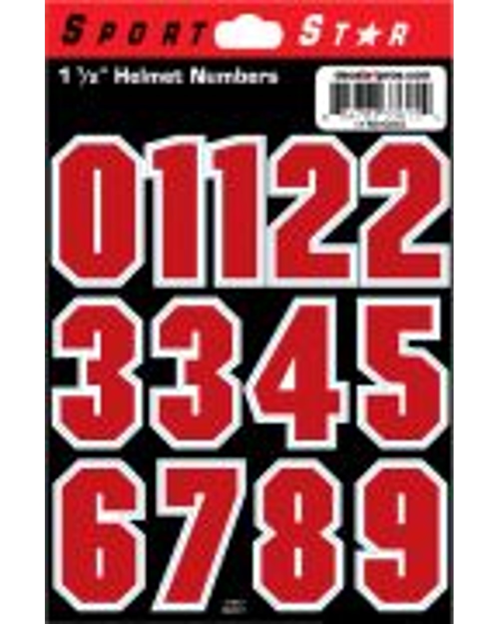 Sidelines Sports Sportstar 1.5" Helmet Decal