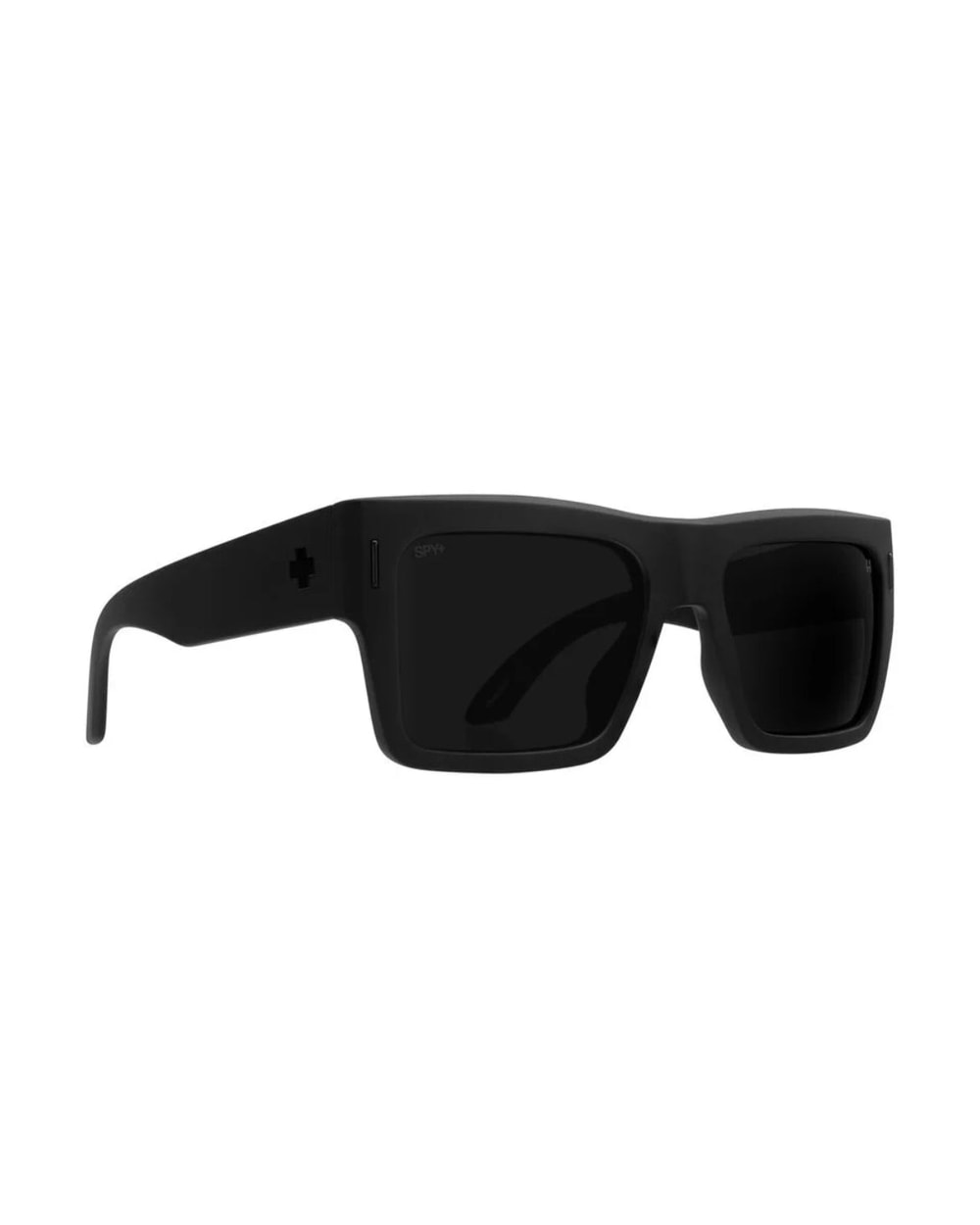 Spy Bowery sunglasses, Black Happy/Black Out colourway, front 3/4 view
