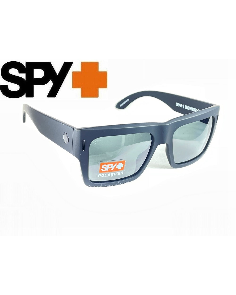 Spy Bowery sunglasses, Black Happy/Grey Black Out colourway, 3/4 view