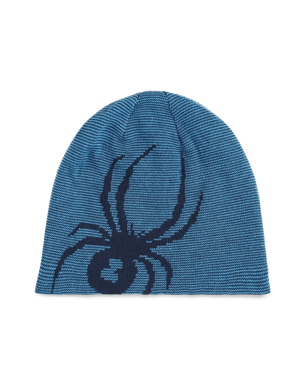 Spyder Boys' Reversible Bug Beanie - Aether Blue - front
