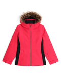 Spyder Girls' Lola Jacket - Prism Pink - front