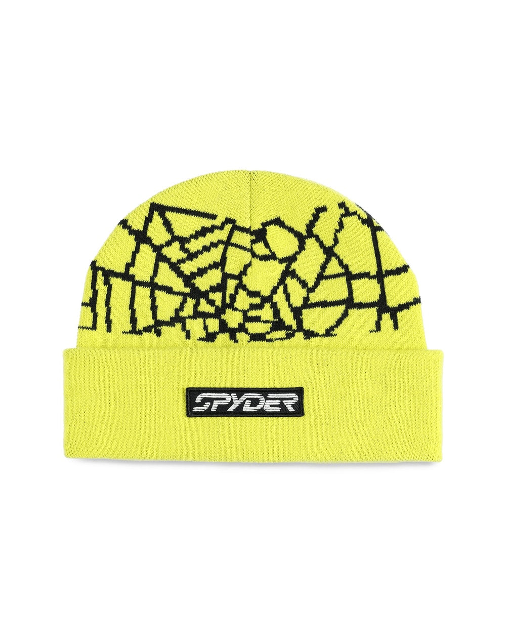 Spyder Kids' Nebula Hat - Acid Yellow - front