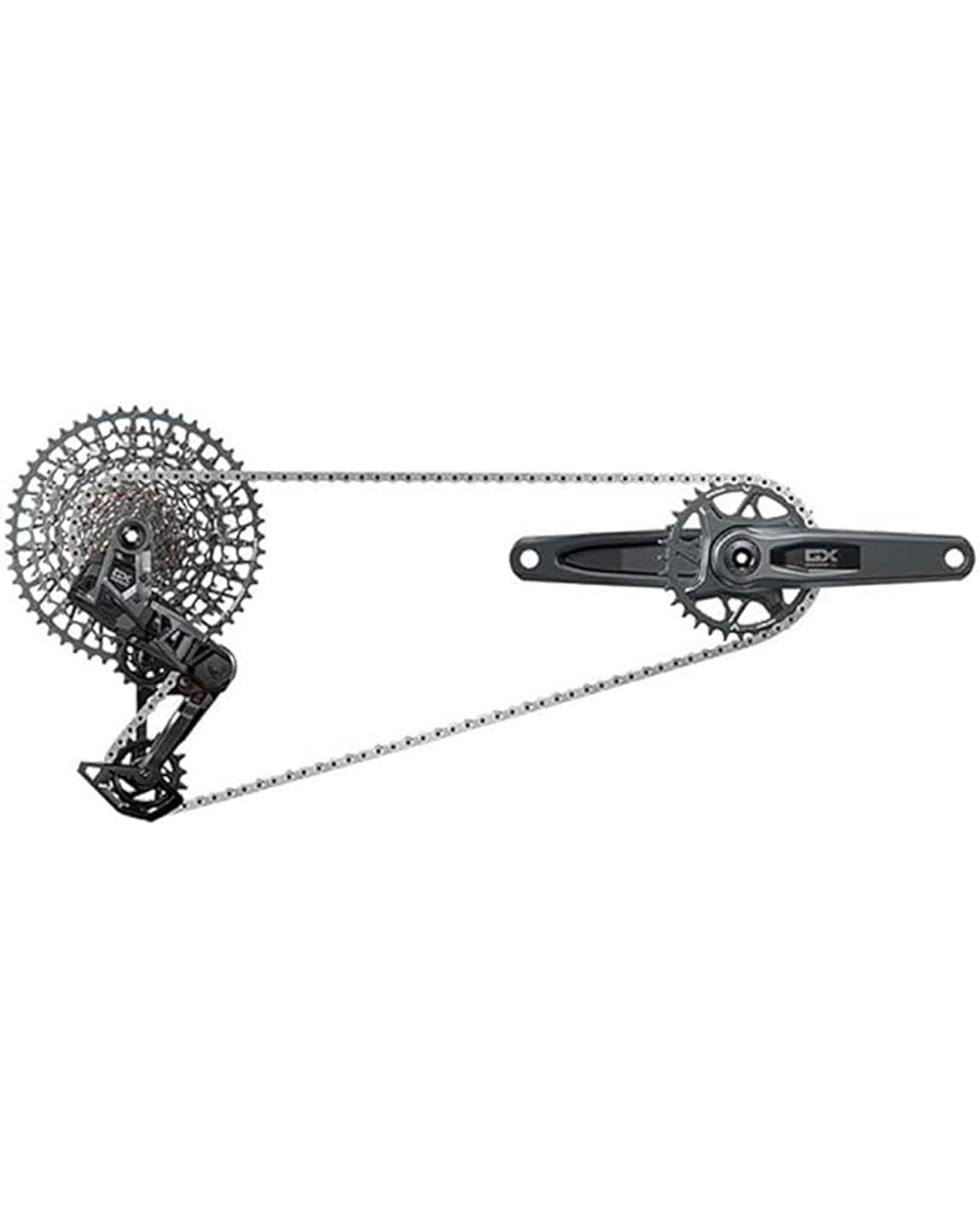 Sram GX T-Type Eagle Transmission Groupset - 32T Chainring, AXS POD Controller, 10-52t Cassette, Rear Derailleur, Chain