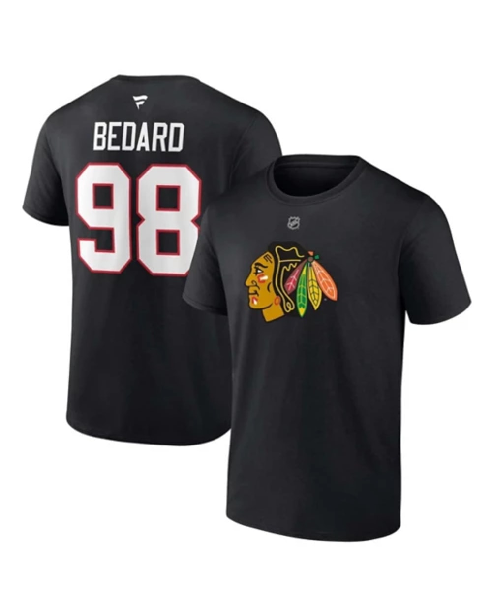 Fanatics Stack Player Name & Number T-Shirt - Connor Bedard