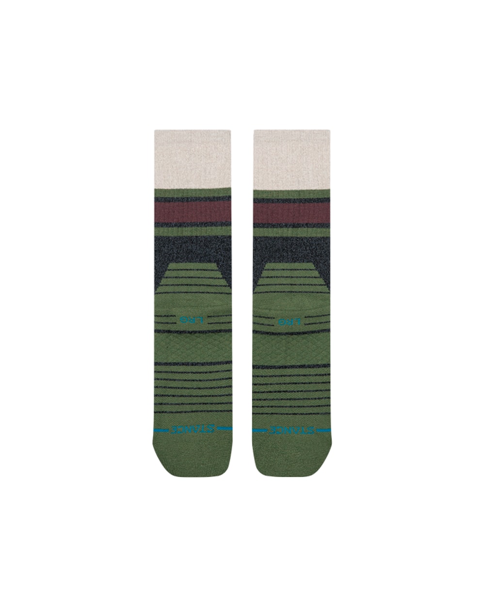 Stance Half Mast Hike Crew Socks - Multi detail 2
