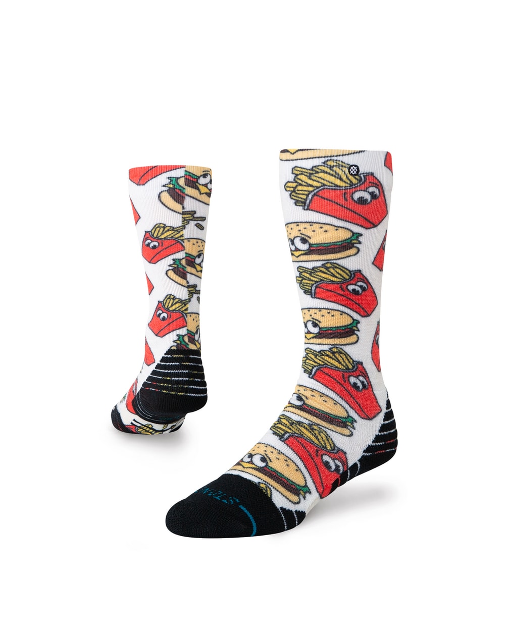 Stance Kids Combo Meal Mid Poly Snow OTC Socks - Red