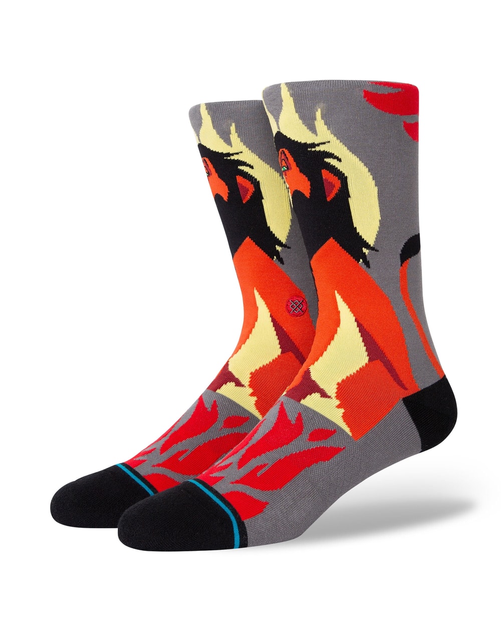 Stance Disney Villains Scar Crew Socks - Grey (Kids)