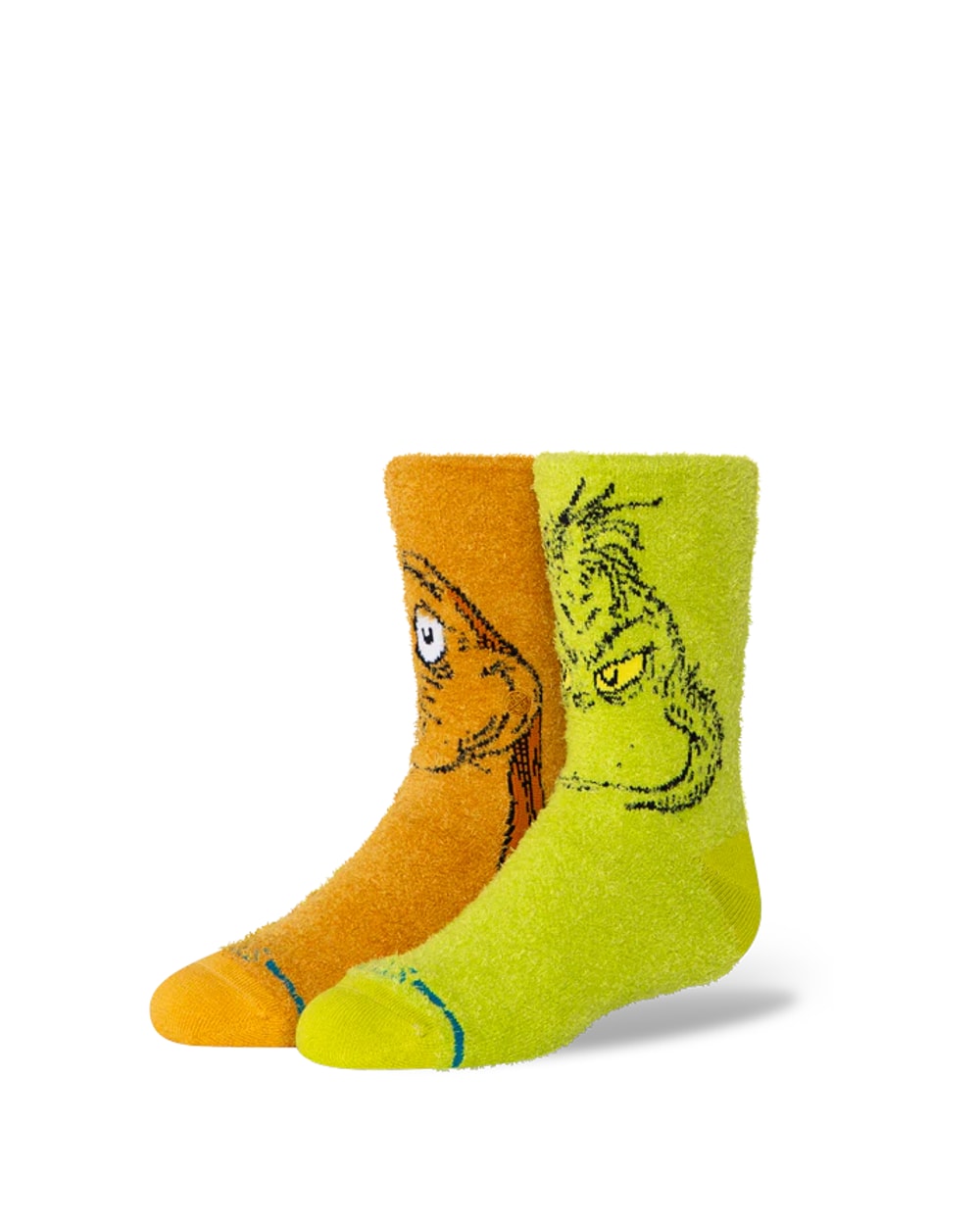 Stance Kids The Grinch x Stance Grinch And Max Crew Socks