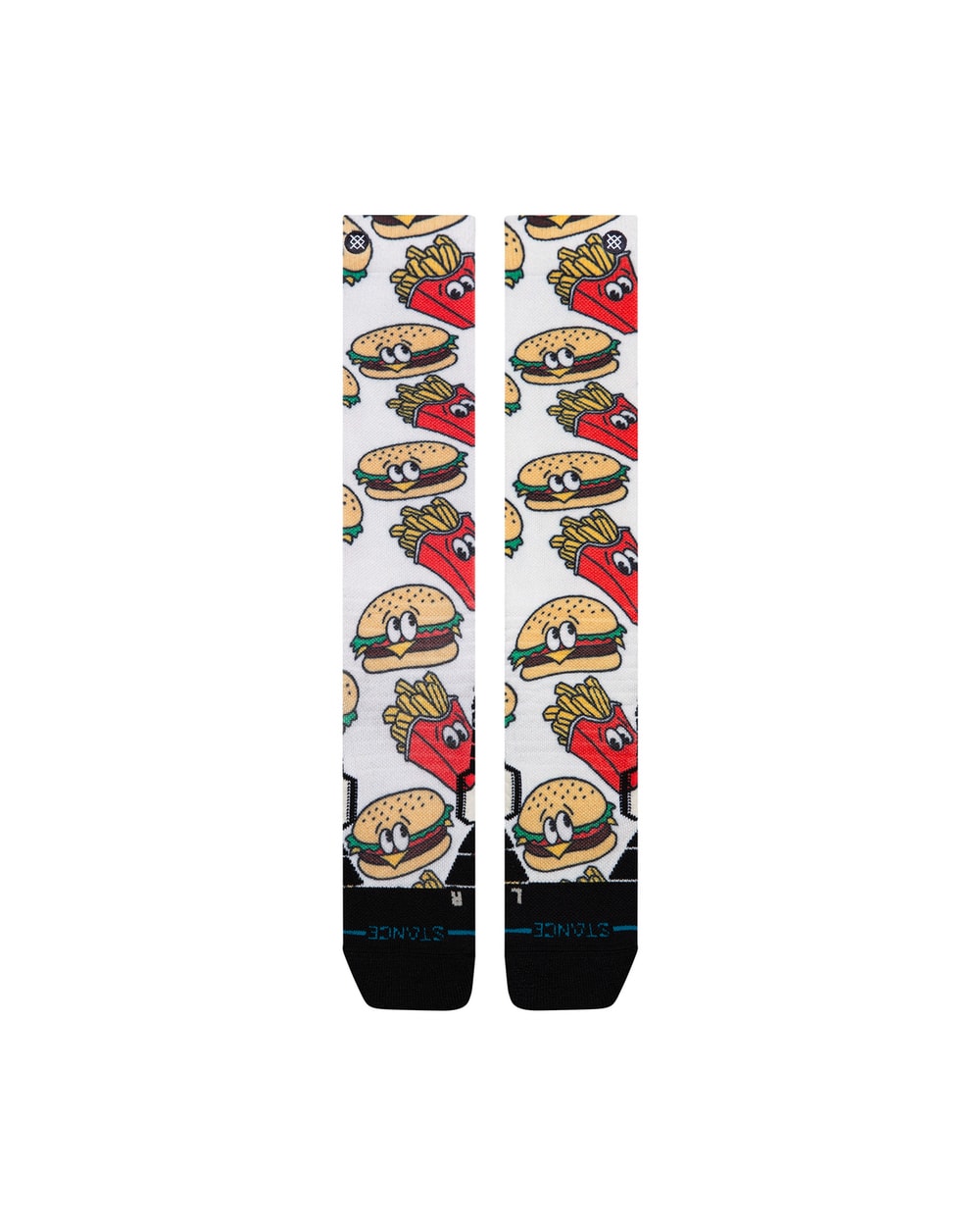 Stance Men's Combo Meal Mid Poly Snow OTC Socks - Red detail