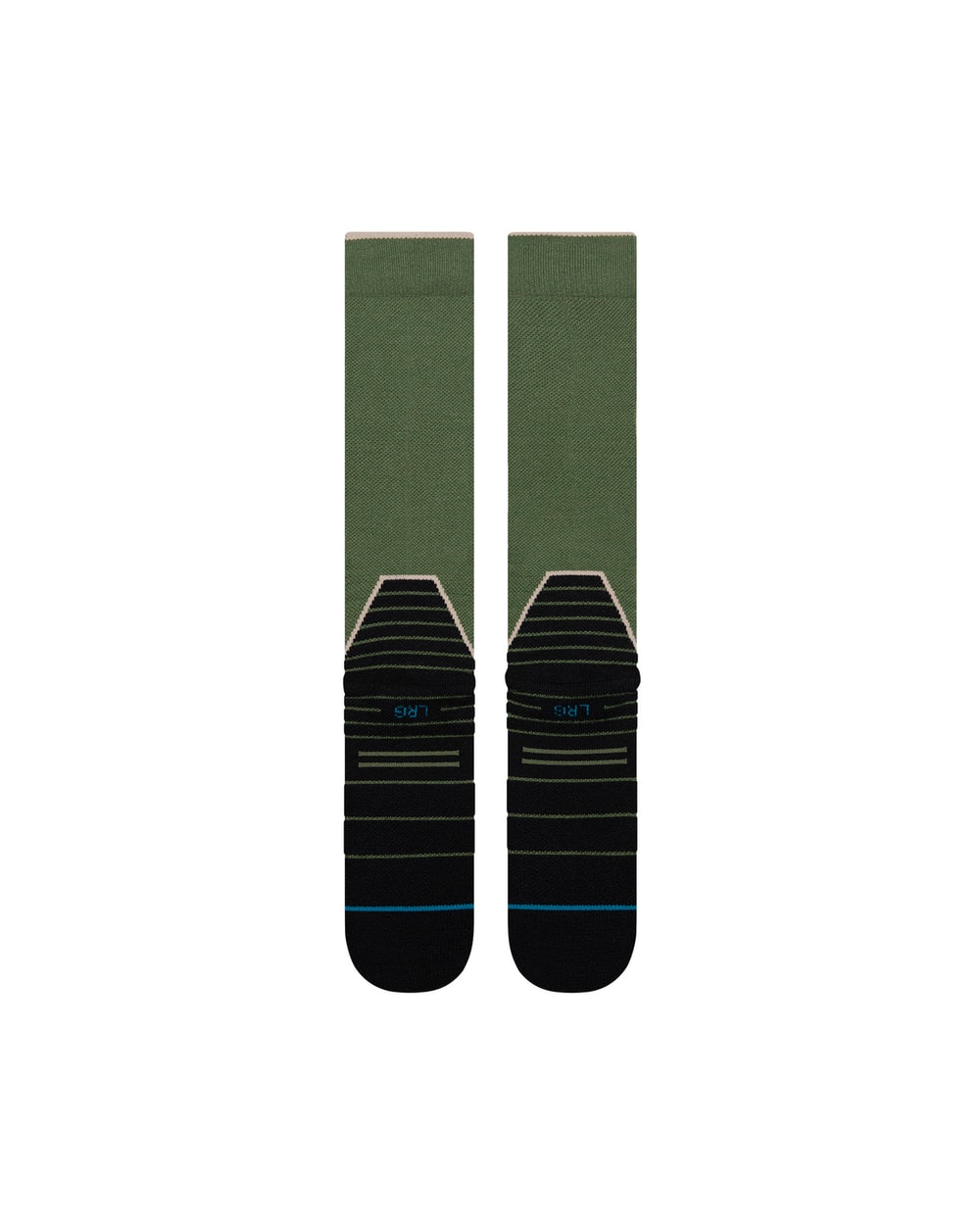 Stance Men's Contrast Mid Wool Snow OTC Socks - Green detail 2