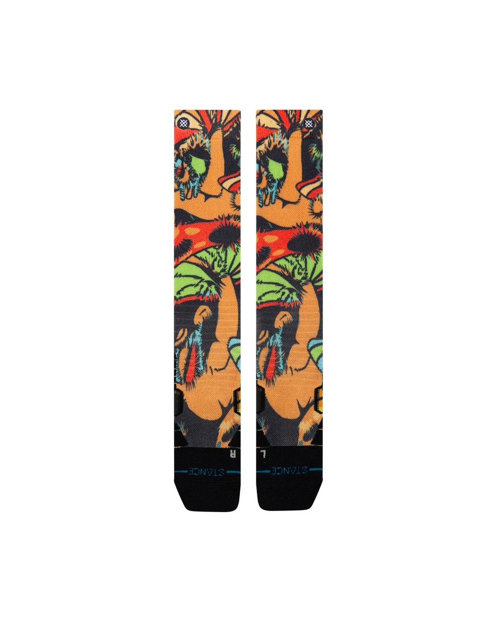 Stance Men's Mushies Mid Snow OTC Socks - Black detail