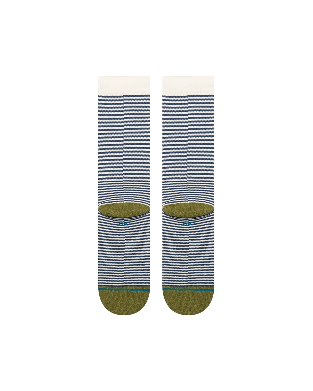 Stance Mini Bar Crew Socks - Olive detail 2